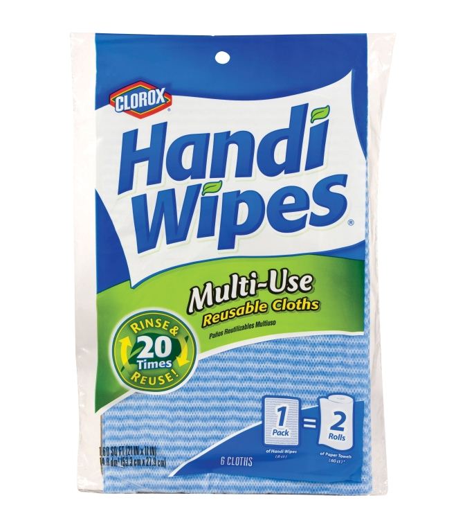 Clorox 03100 Handi Wipes Multi-Use Reusable Cloths