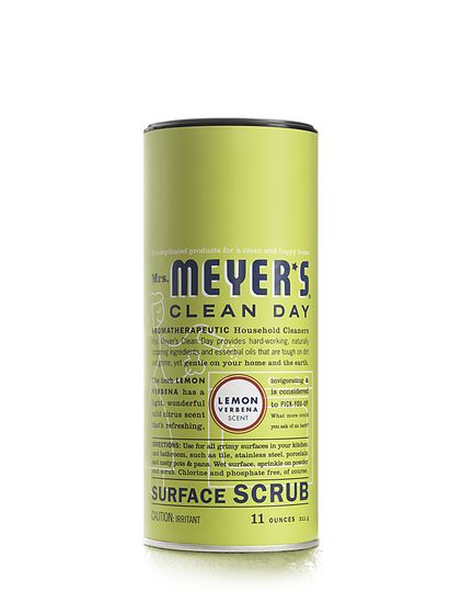Mrs Meyers Clean Day 14236 Lemon Verbana Scent Surface Scrub
