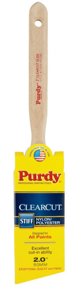 Purdy 144152120 Clearcut Glide Angle Trim Paint Brush, 2"