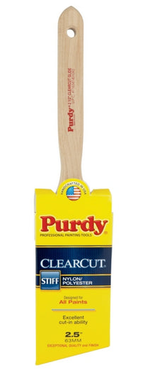 Purdy 144152125 Clearcut Glide Angle Trim Paint Brush, 2.5"