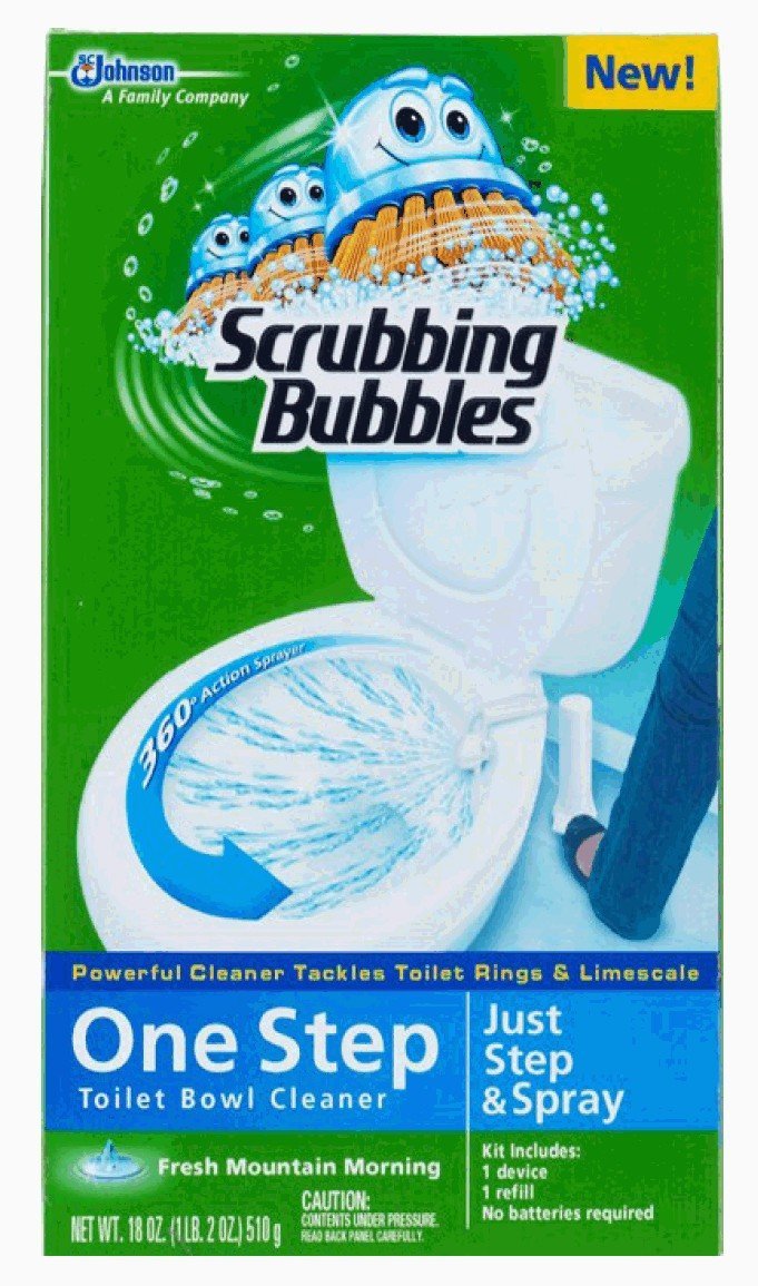 Scrubbing Bubbles 70611 Auto Toilet Cleaner Starter Kit, Fresh Mountain
