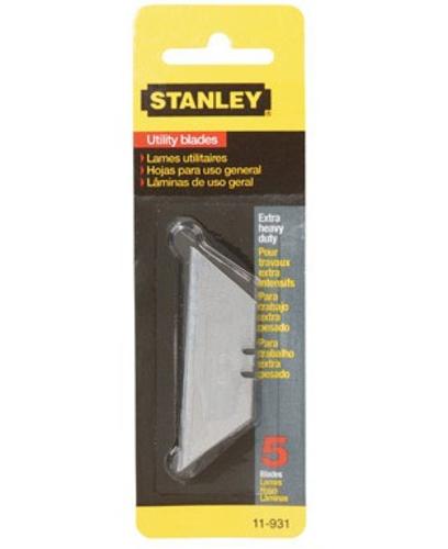 Stanley 11-931 Extra Heavy Duty Utility Knife Blade, 5/Pack