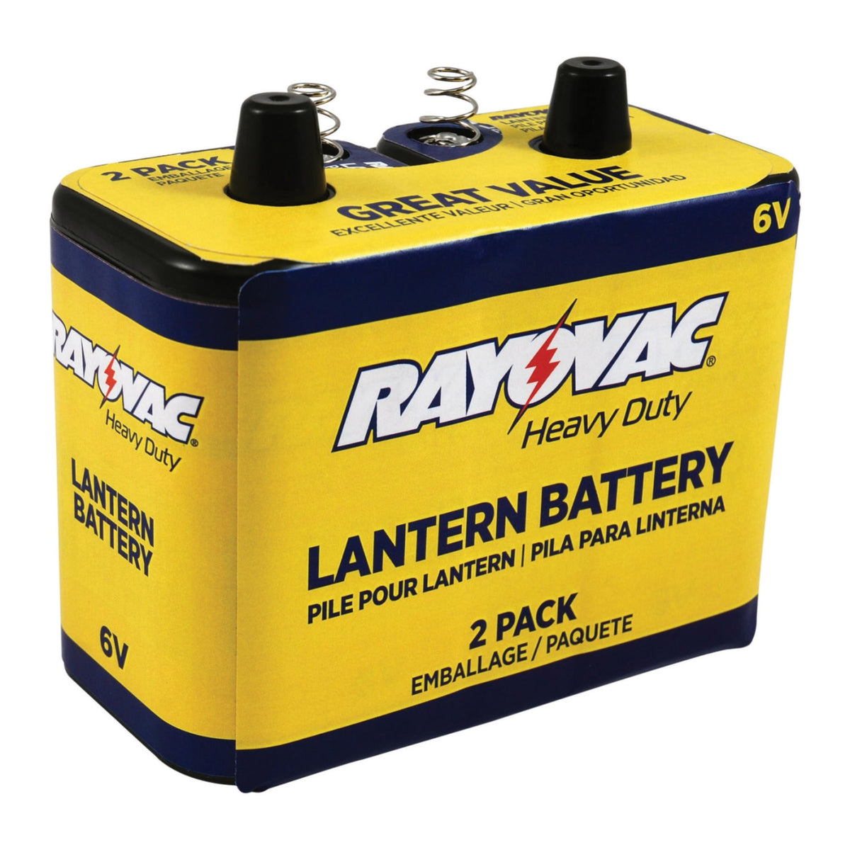 Rayovac 944-2R 6 Volt Heavy-Duty Lantern Battery