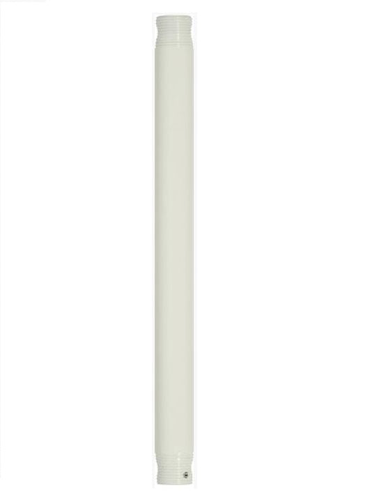 Westinghouse 77254 Ceiling Fan Downrod, White, 24", White