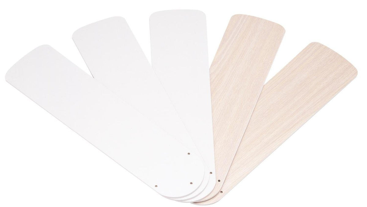 Westinghouse 77416 Reversible Fan Blades, 52", White/Bleached Oak