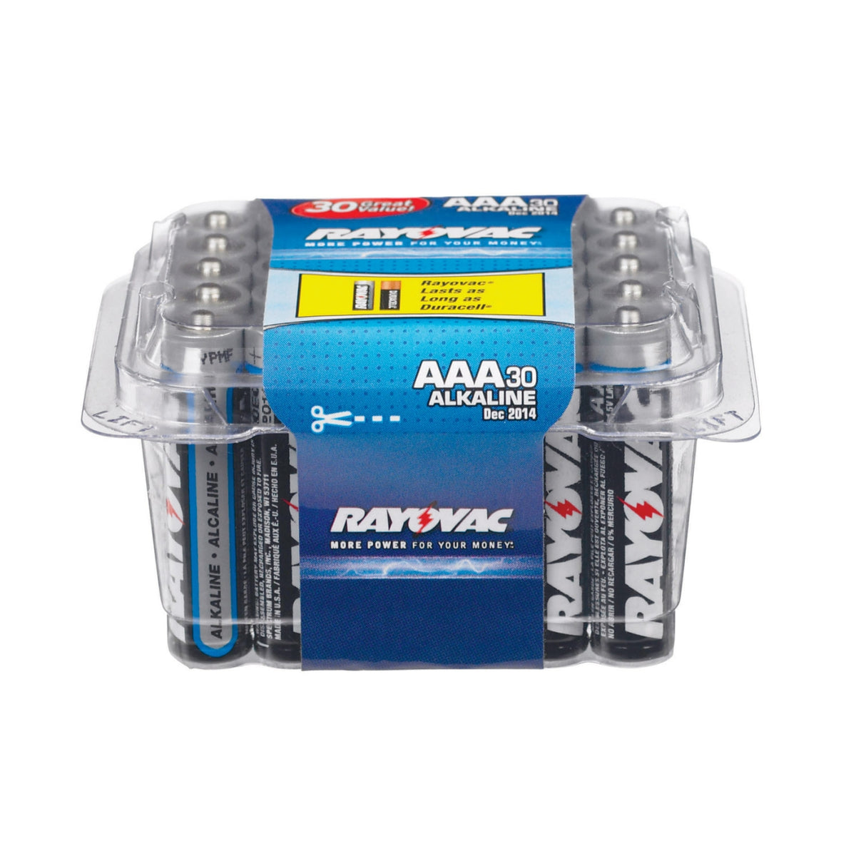 Rayovac 824-30D AAA Alkaline Battery