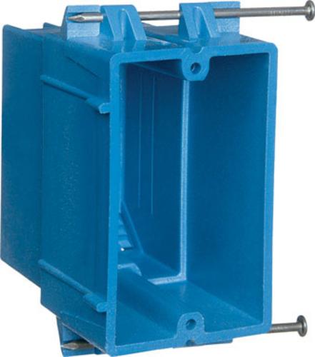 Carlon BH122A-UPC PVC 1 Gang Outlet Boxes Box, Blue, 22 Cu. In.