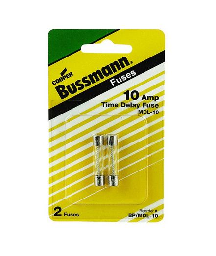 Bussmann BP/MDL-10 Time Delay Fuse, 10 Amp