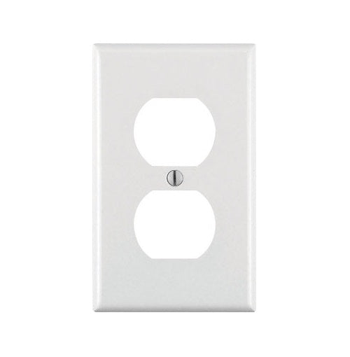 Duplex Receptacle Wall Plate, 1 Gang on sale, electrical repair supplies at low price — LIfe and