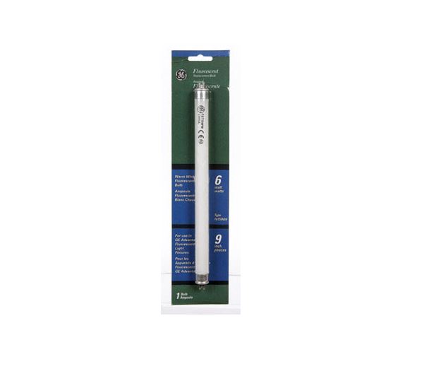 GE 81471 Fluorescent Tube Light Bulb, 6 Watts