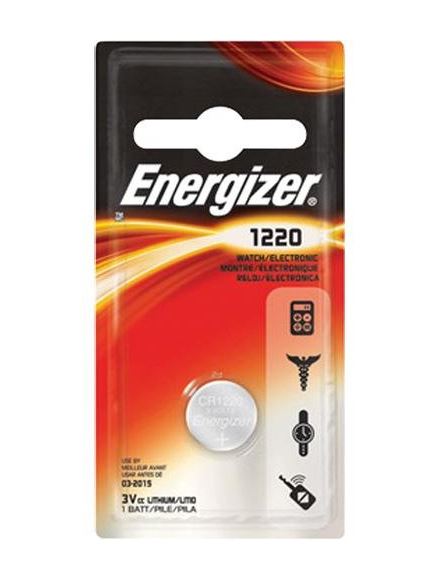 Energizer ECR1220BP Coin Cell Battery, 3 Volt