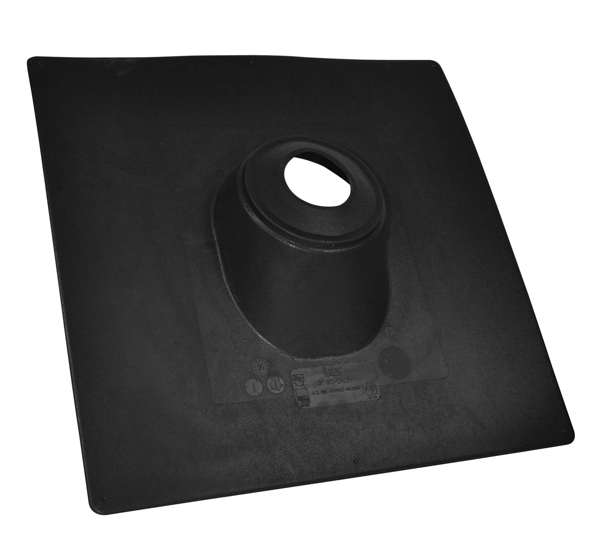 Oatey 11889 No-Calk Base Roof Flashing, 18"x18", Thermoplastic