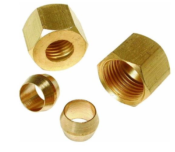 Dial 9311 Compression Sleeve And Nut, 1/4"
