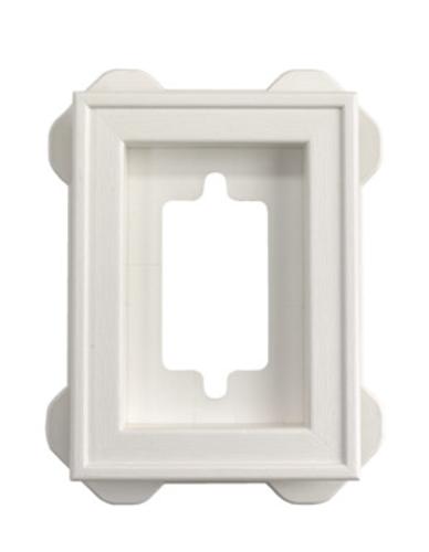 Builders Edge 130030002117 Mounting Block, 6.3" x 8"