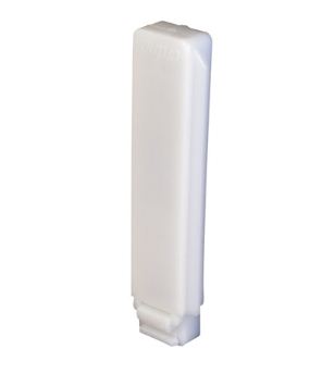 Prime Line 16499 Sliding Mirror Door Guide Insert, White
