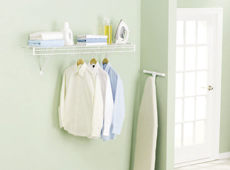 Rubbermaid 3D4800WHT Free Slide Shelf Kit, 48 Inch x 12 Inch, White