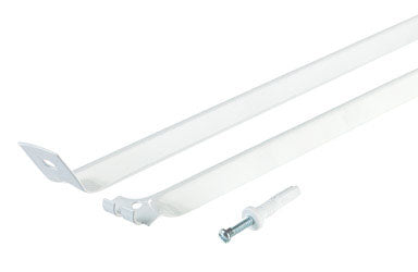 Rubbermaid 3R01-00-WHT Support Brace With Drive Pin, 12", White