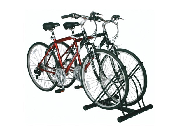 Racor PBS-2R Floor Bike Stand, 30" x 24" x 22", Black