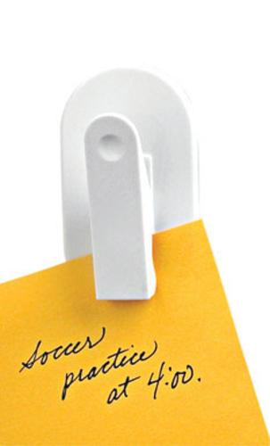 Spectrum 12100 Magnetic Plastic Clip, White