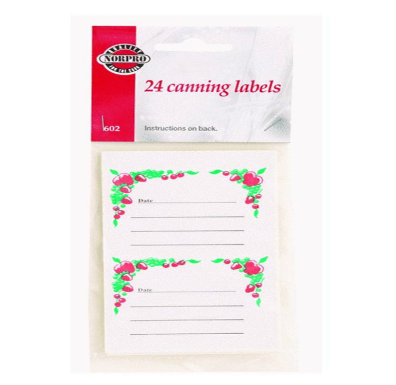 Norpro 602 Canning Jar Labels, 2.5" x 2"