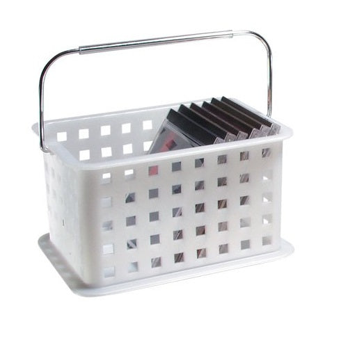 InterDesign 46200 Storage Basket, 9" x 6.5" x 5", Clear