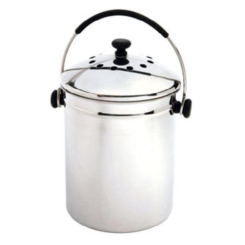 Norpro 95 Grip-Ez Stainless Steel Compost Keeper, 11" x 8.25"