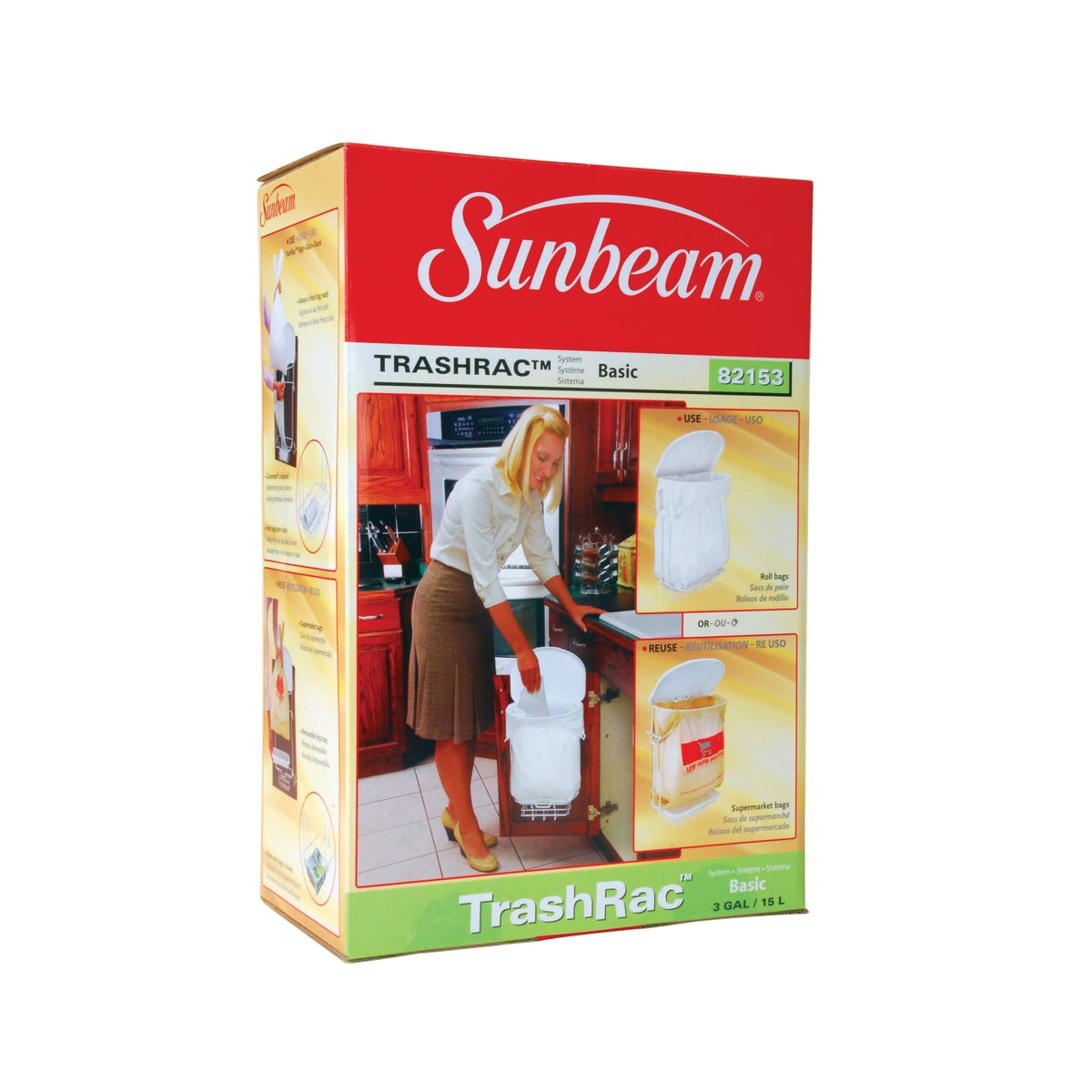 Buy sunbeam trashrac 3 gallon - Online store for storage & organizers, accessories in USA, on sale, low price, discount deals, coupon code