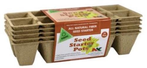 Plantation FS110 Seed Starter Pots (10 Pot, 5 Strips Per Pack, 50 Total)