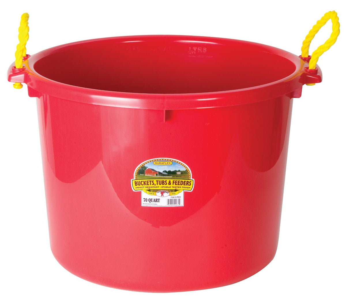 Miller P-SB70-RED Muck Tub Polyethylene, Red