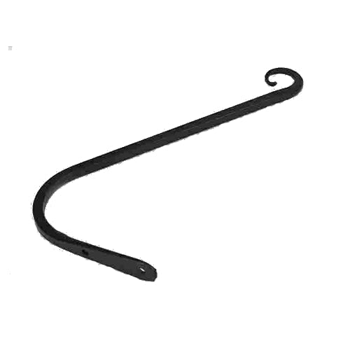 Panacea 89412 Angled Hook, 12", Black