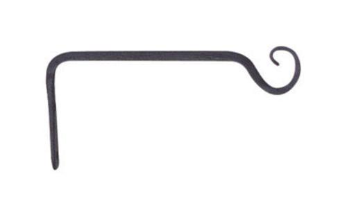 Panacea 89406 Hand Forged Straight Hook, 6", Wrought Iron, Black