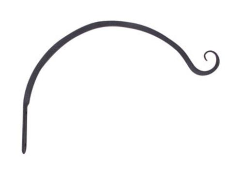 Panacea 89407 Curved Hook, 7", Wrought Iron, Black