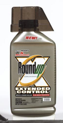 Round Up 5705010  Extended Control Weed & Grass Killer, 32 Oz