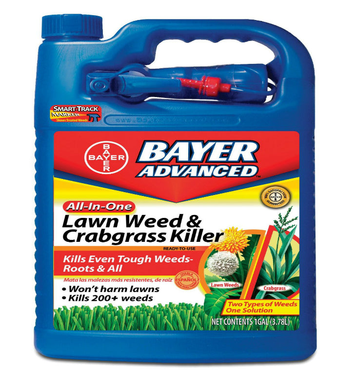 BioAdvanced 704130A All-in-one Weed And Crabgrass Killer, 1 Gallon