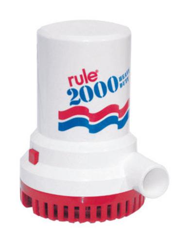 Rule 10 Pump Bilge, 2000 GPH, 12 V