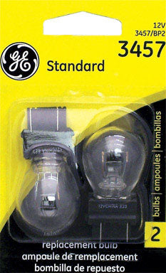 GE 14387 Plastic Wedge Miniature Bulb #3457/BP2, 13/14 V, S8