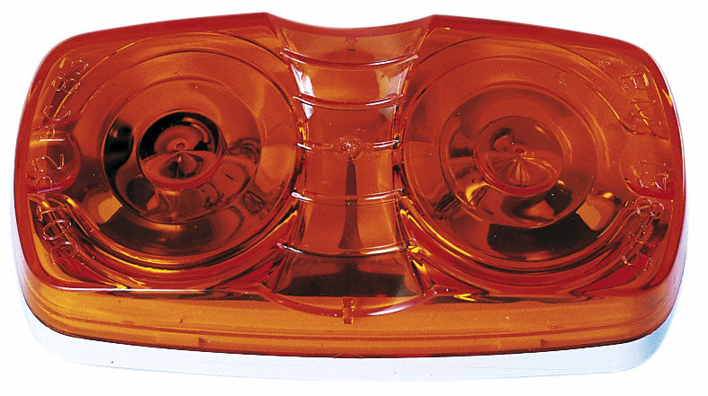 Peterson V138A Double Bulls-Eye Clearance/Side Marker Light, Amber