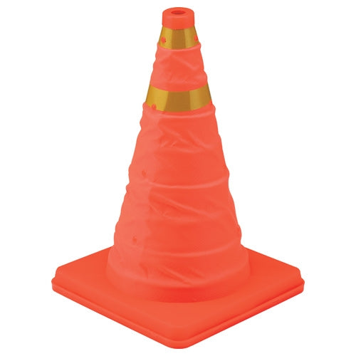 Victor 22-5-00238-8 Collapsible Sport/Safety Cone, 16", Bright Orange