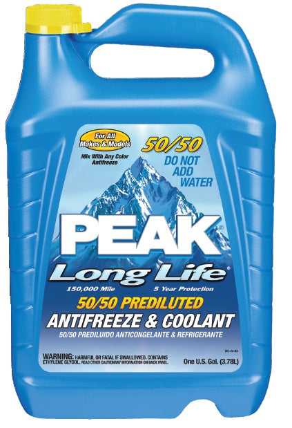 Peak PSA053 Long Life 50/50 Pre-Diluted Antifreeze/Coolant, 1 Gallon