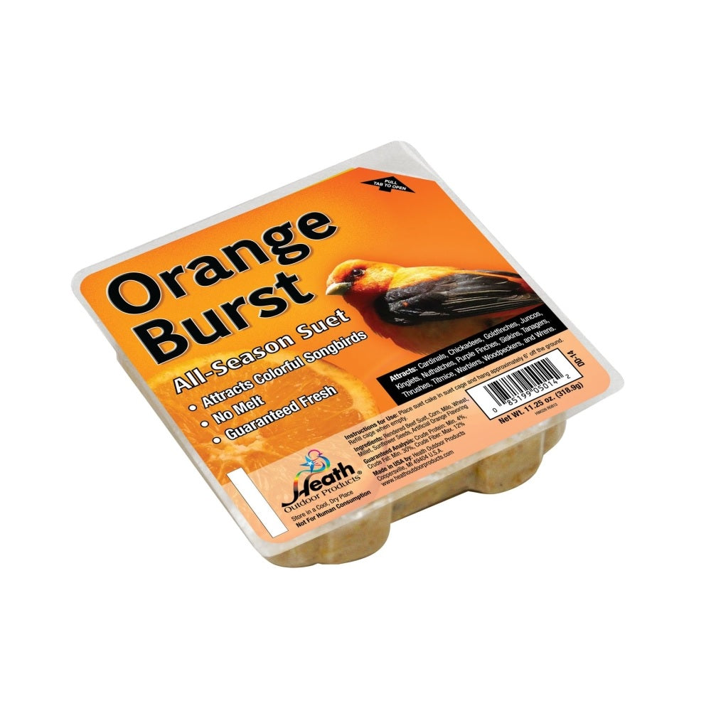 Heath DD-14 Orange Burst Suet Cake 11.25 Oz