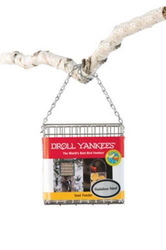 Droll Yankees PSF-S Single Cake Premium Suet Feeder 5" x 5" x 1.5"