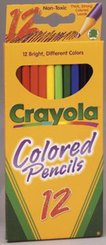 Crayola 68-4012 Extra Long Colored Pencils