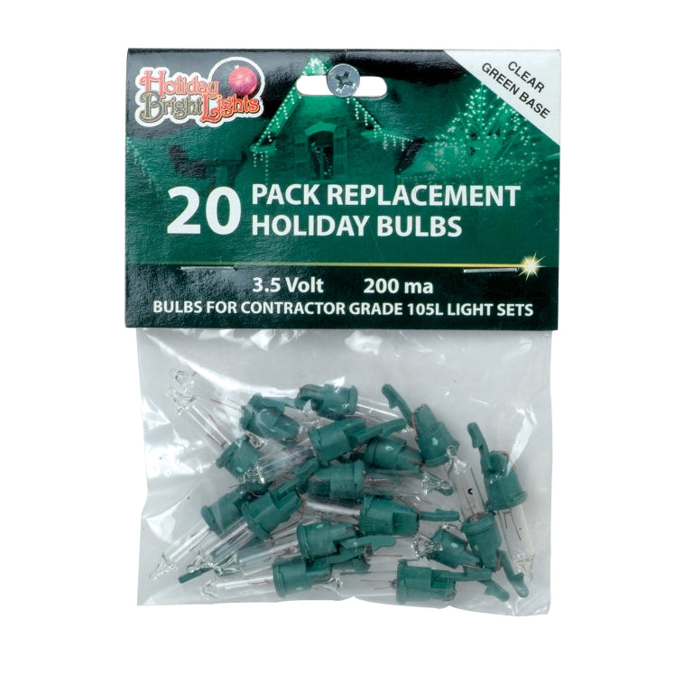 Holiday Bright Lights 253500A Contractor Replacement Bulb Set, 3.5 Volt