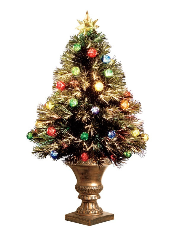 Celebrations ASZOX7-100L-36 Fiber Optic Christmas Tree, 3'
