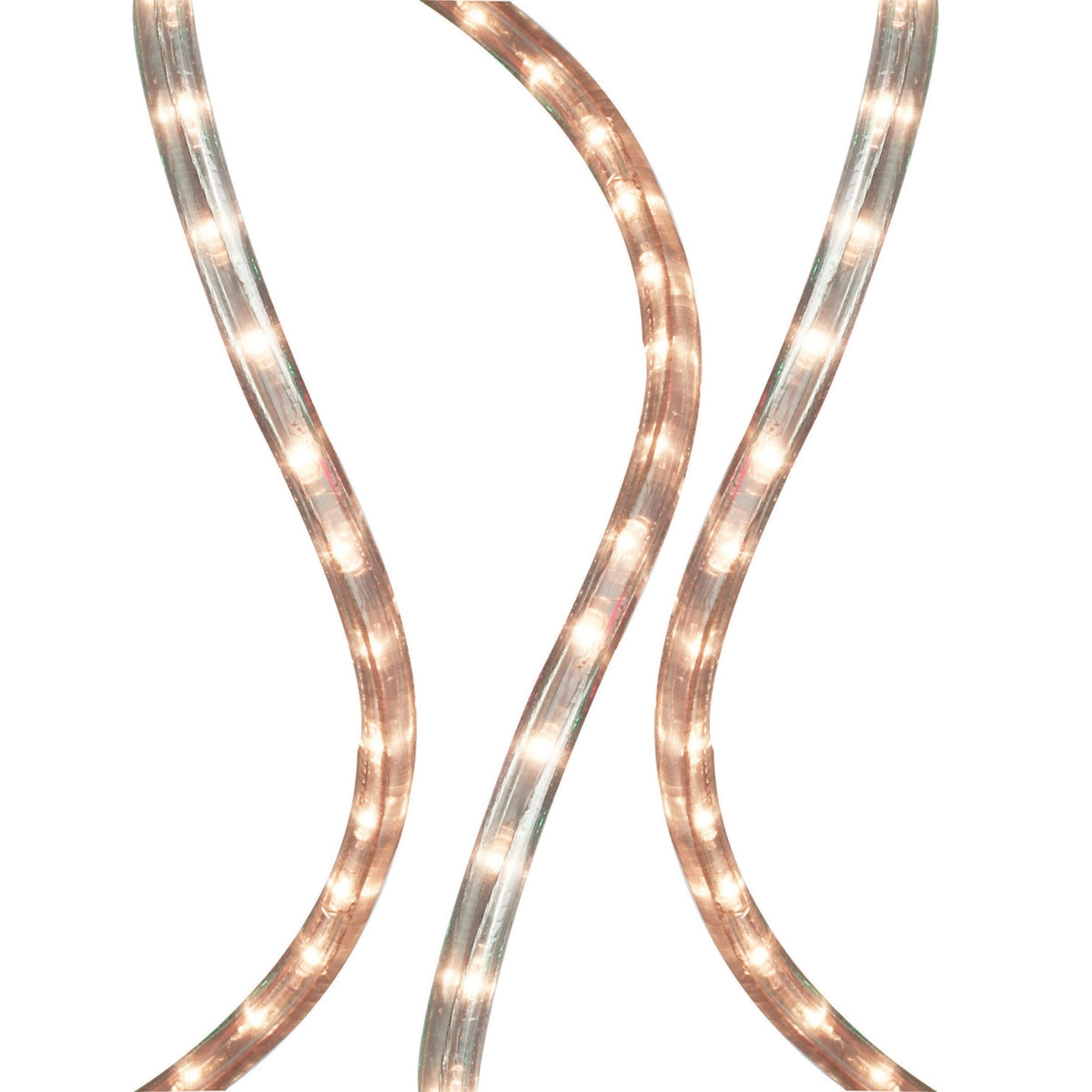 Celebrations 2T41J1A1 Indoor/Outdoor Incandescent Flexible Rope Light, 102 Feet, Clear Lights