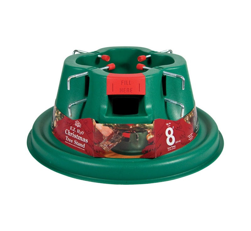 Home Logic 206-6 E.Z. H20 Christmas Tree Stand, Plastic, Green