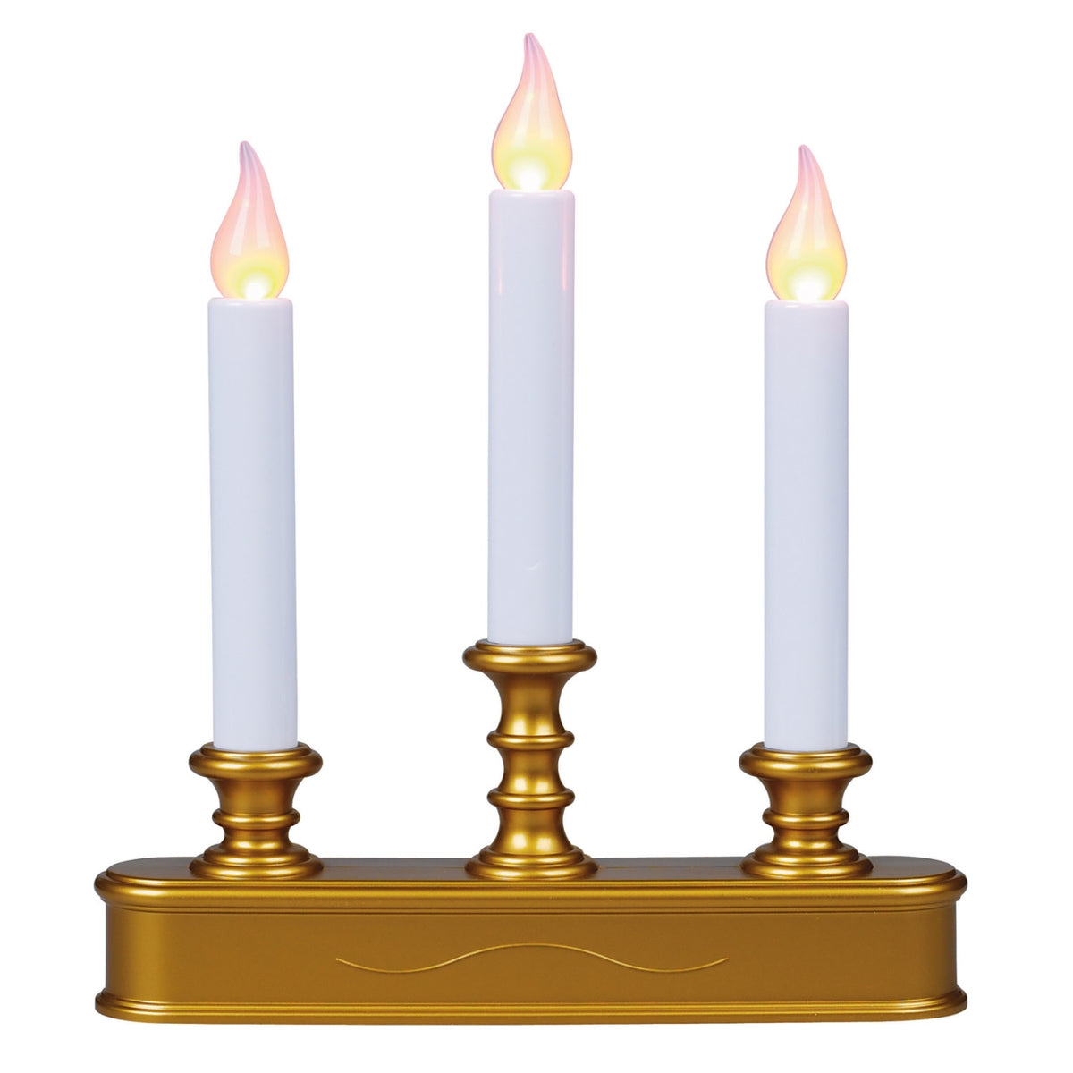 Celebrations FPC1230 Battery Operated Three Tier Candle, Antique Gold Base