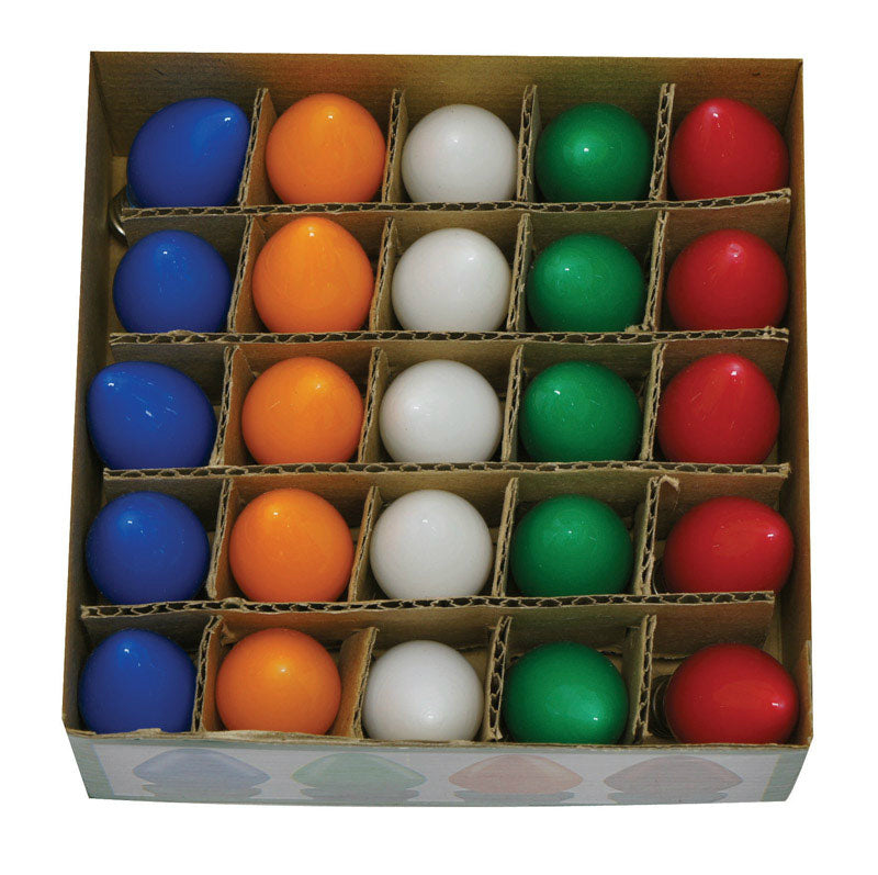 Celebrations UYTT42A1 C7 Replacement Bulbs, 5 W, Ceramic, Assorted Colors