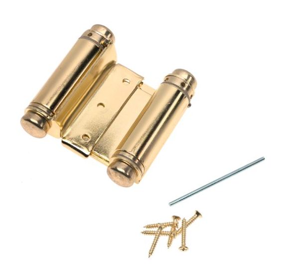 Stanley 46-3040 Double Acting Spring Hinge, 3", Satin Brass