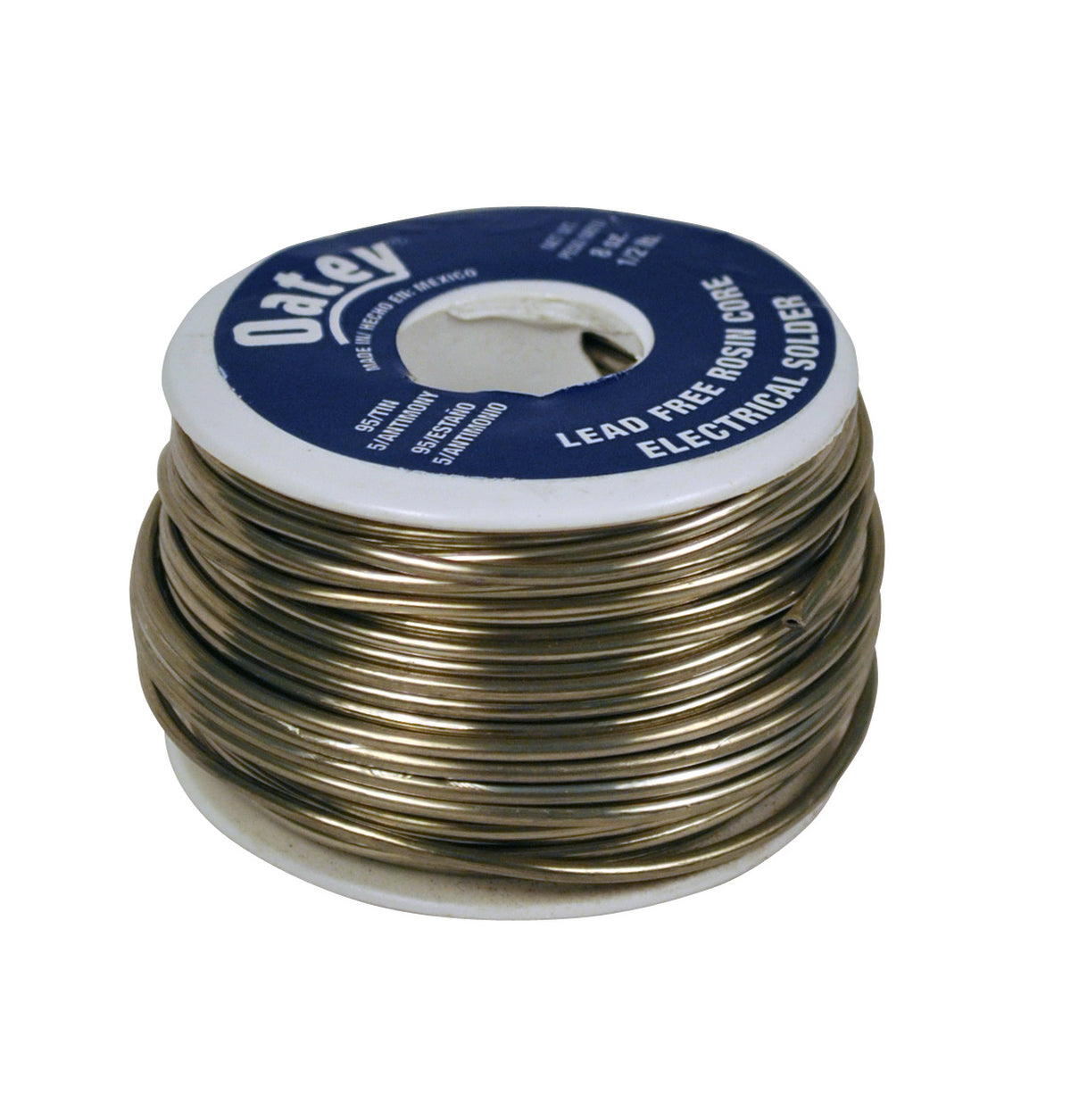 Oatey 53171 Lead-Free Rosin Core Wire Solder, 1/2 lbs